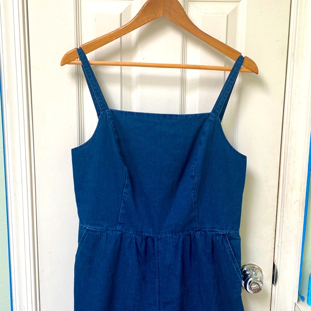 Old navy denim romper brand new with tags size Large